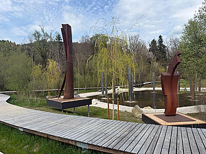 Wo Kunst auf Natur trifft, wird die Unendlichkeit zum Lebensraum